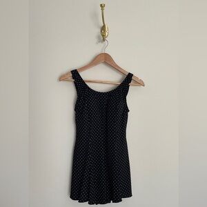 Vintage polka dot swim dress